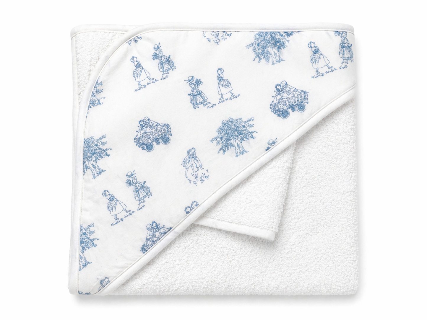 Towel 'Toile de Jouy Blue'
