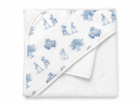Towel 'Toile de Jouy Blue'