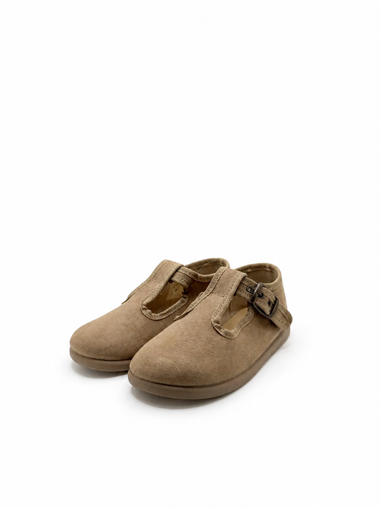 T-strap 'Serratex' Fango