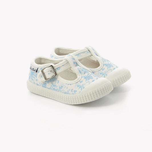T-strap 'Toile Jouy'