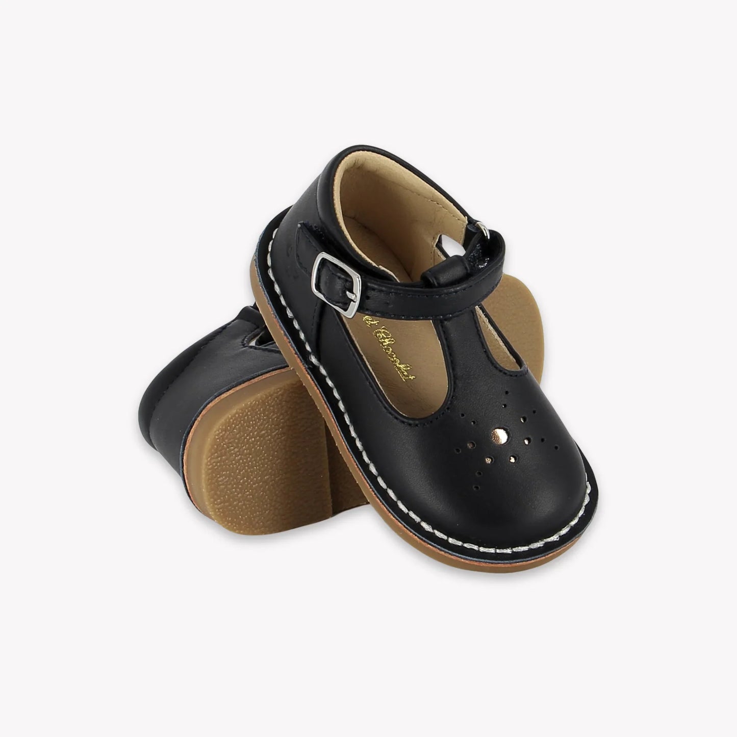 T-strap Leather 'Salo Nappa'