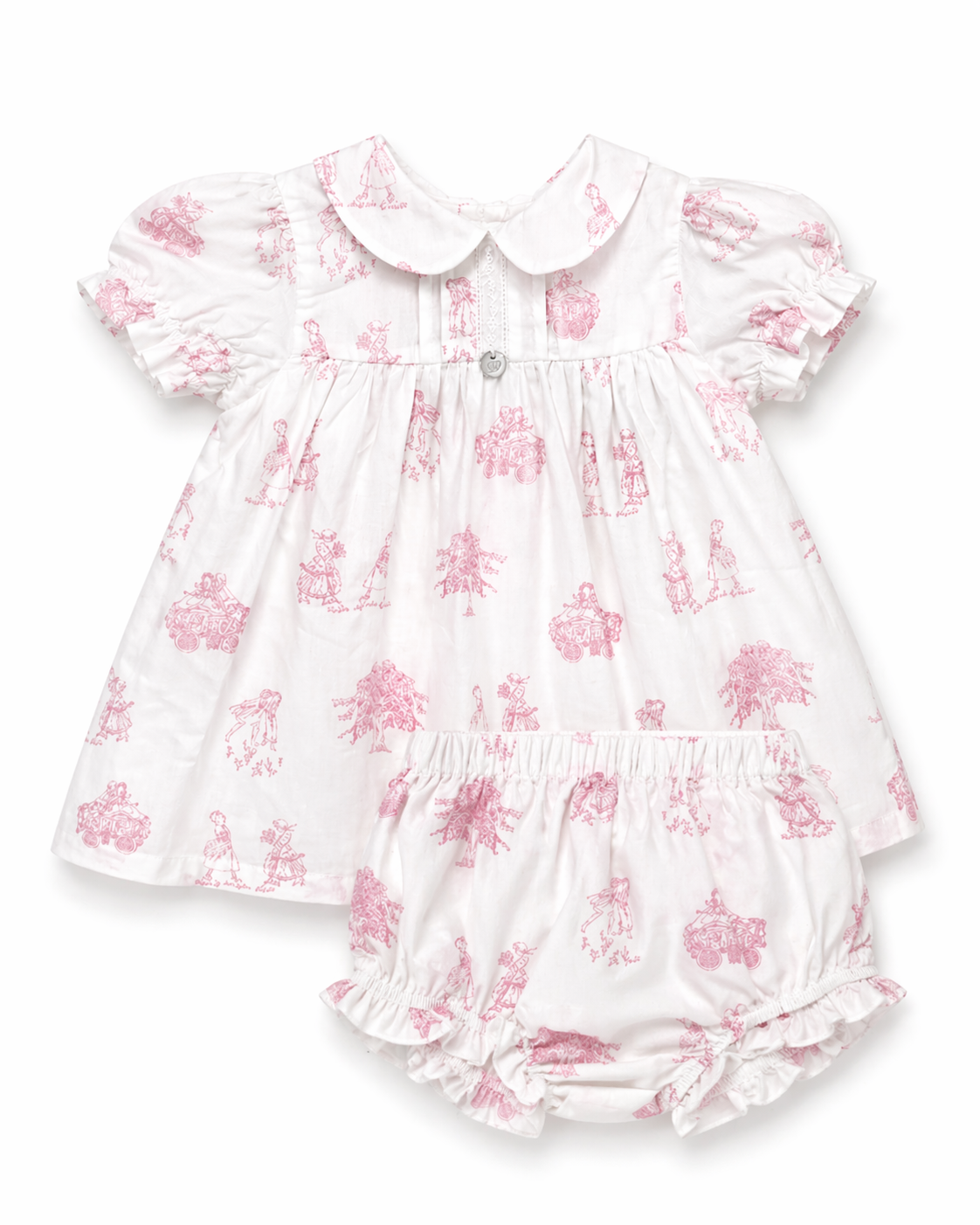Outfit 'Toile de Jouy' Pink