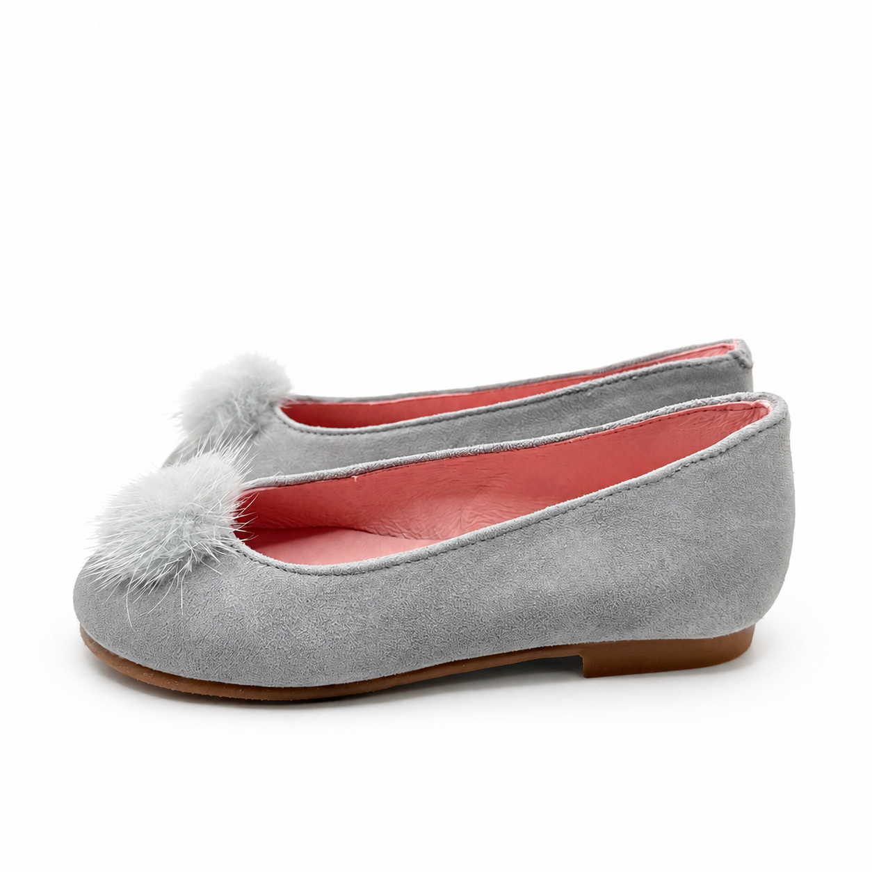 Ballet Flats 'Wallaby' Grey