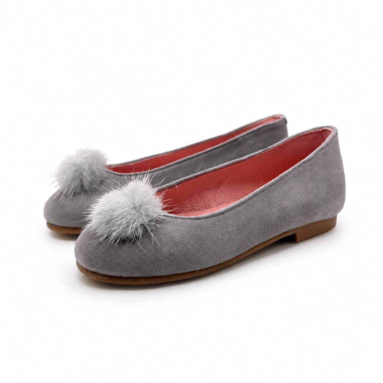 Ballet Flats 'Wallaby' Grey