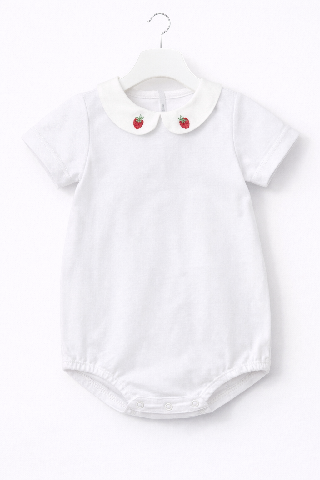 Hand Embroidered Onesie 'Strawberry'